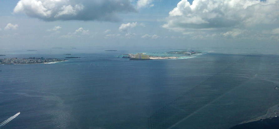 Landing Maldives