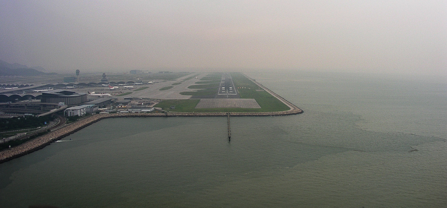 Landing Hong Kong
