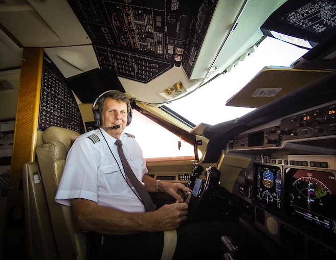 Image of Gene Allen. Gulfstream IV contract pilot.